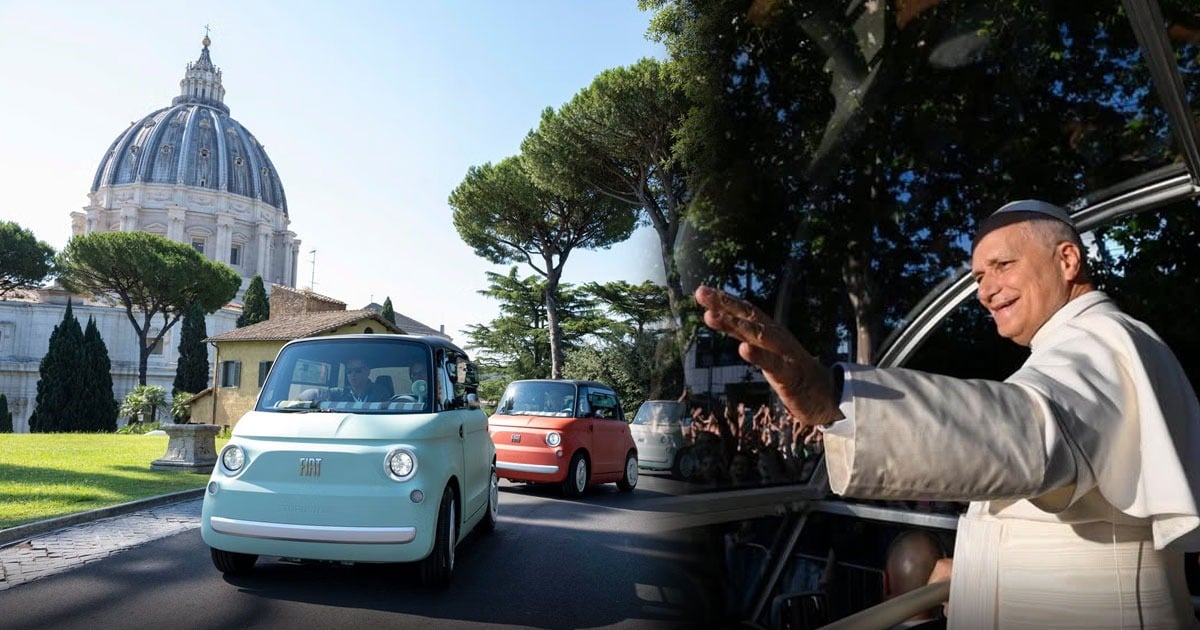  - El pequeño topolino que nació en Italia hace un siglo regresa como carro oficial del Vaticano