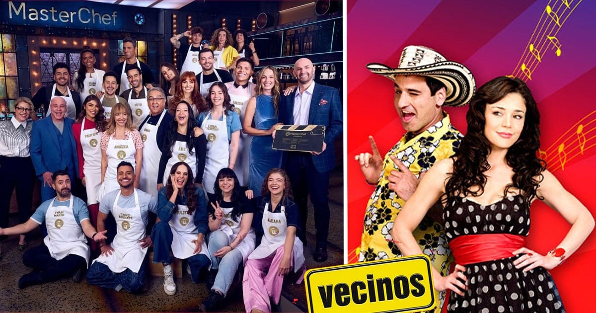 MasterChef se enfrenta a Vecinos en el horario prime de la TV - Ni con súper estrellas en MasterChef, RCN ha podido ganarle a las repeticiones de novelas de Caracol