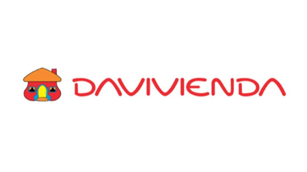 Inspirada en un popular cuento infantil: esta es la historia de la Casita Roja de Davivienda Davivienda logo: orange piggy bank icon to the left of a red, stylized 'DAVIVIENDA' wordmark. - Inspirada en un popular cuento infantil: esta es la historia de la Casita Roja de Davivienda