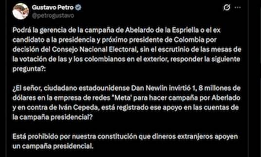 El potentado gringo quien según Petro aportó a la campaña de De la Espriella quiso ser el embajador de Trump en Colombia - El potentado gringo quien según Petro aportó a la campaña de De la Espriella quiso ser el embajador de Trump en Colombia