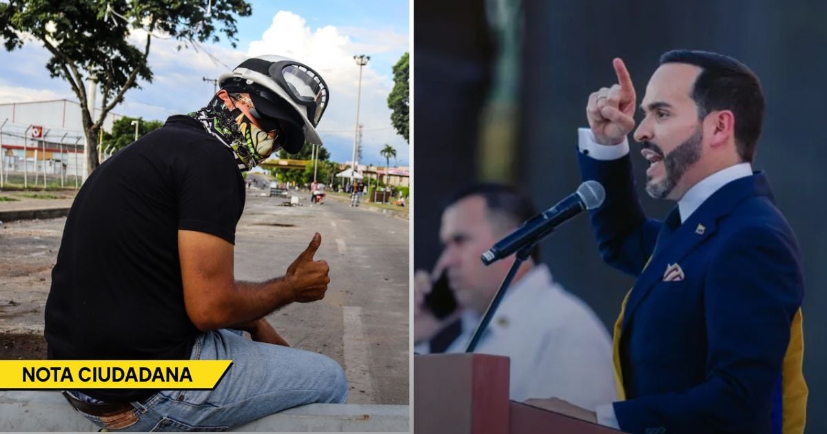  - La provocación de Abelardo de la Espriella al tomar posesión ante las tropas en la cuna del paro nacional de 2021