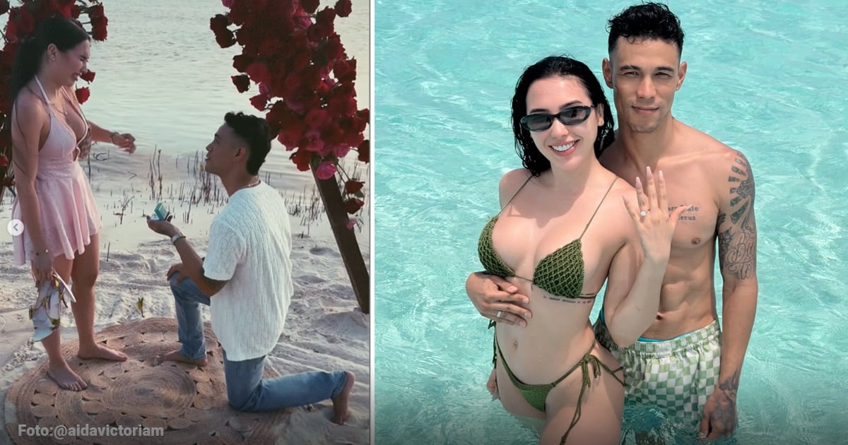 Aida Victoria Merlano prometido - Él es el gringo que conquistó a la polémica Aida Victoria Merlano y con el que se va a casar
