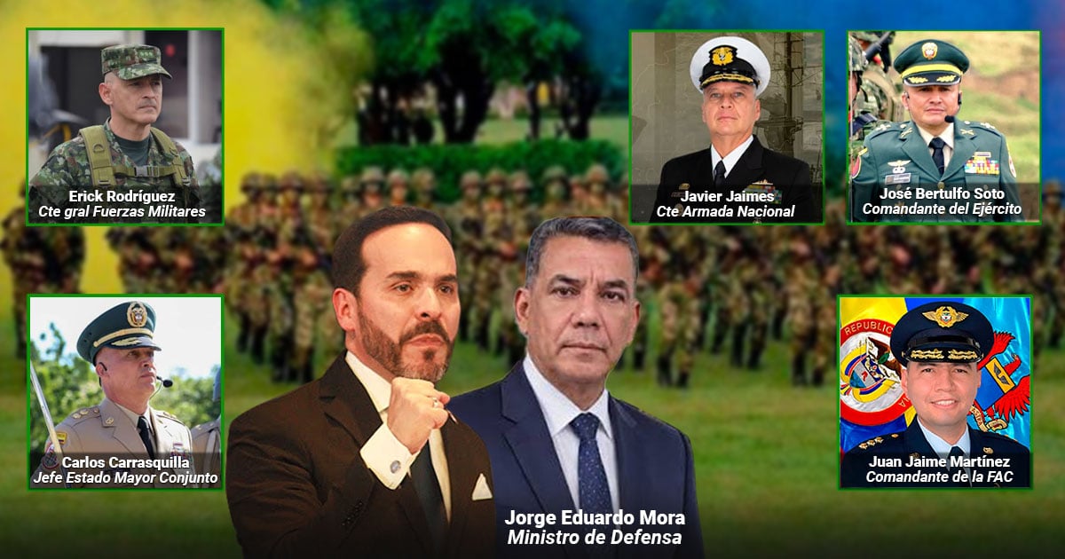  - Con 7 duros oficiales comandados por un general que Petro retiró, De la Espriella arma su cúpula militar