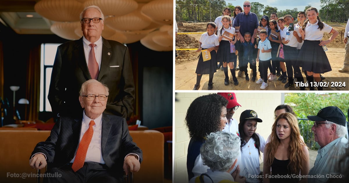 Howard-Buffett - Él es Howard Buffett, el magnate que llegó con Shakira al Chocó a reconstruir las escuelas que tumbó el terremoto