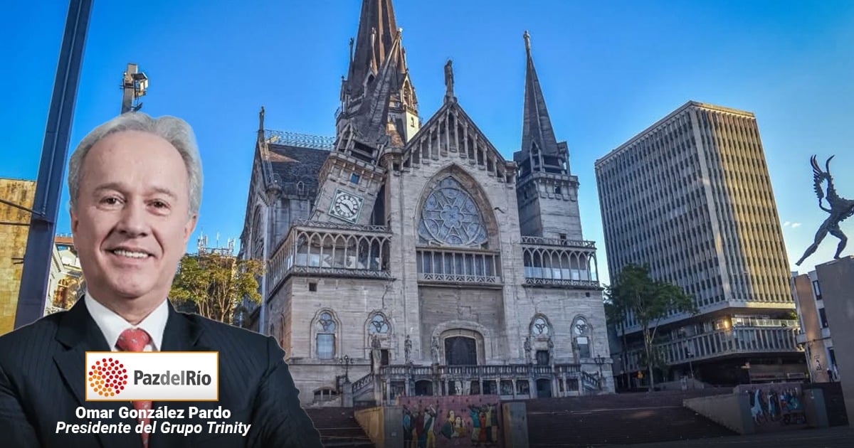  - Con acero de Paz del Rio, su dueño quiere ver en pie la torre de la Catedral de Manizales