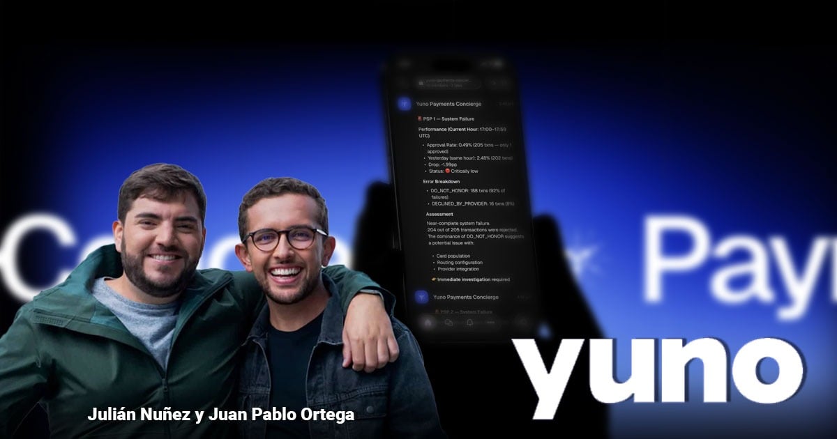 Yuno, empresa digital creada por dos ex-Rappi que compite con los gigantes mundiales de pagos