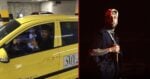 Split image: left panel shows two men in a yellow taxi inside a parking garage; right panel shows a tattooed rapper on stage holding a microphone. - La segunda oportunidad en Colombia que sacó a Nicky Jam de la pobreza y lo volvió un gigante del reguetón