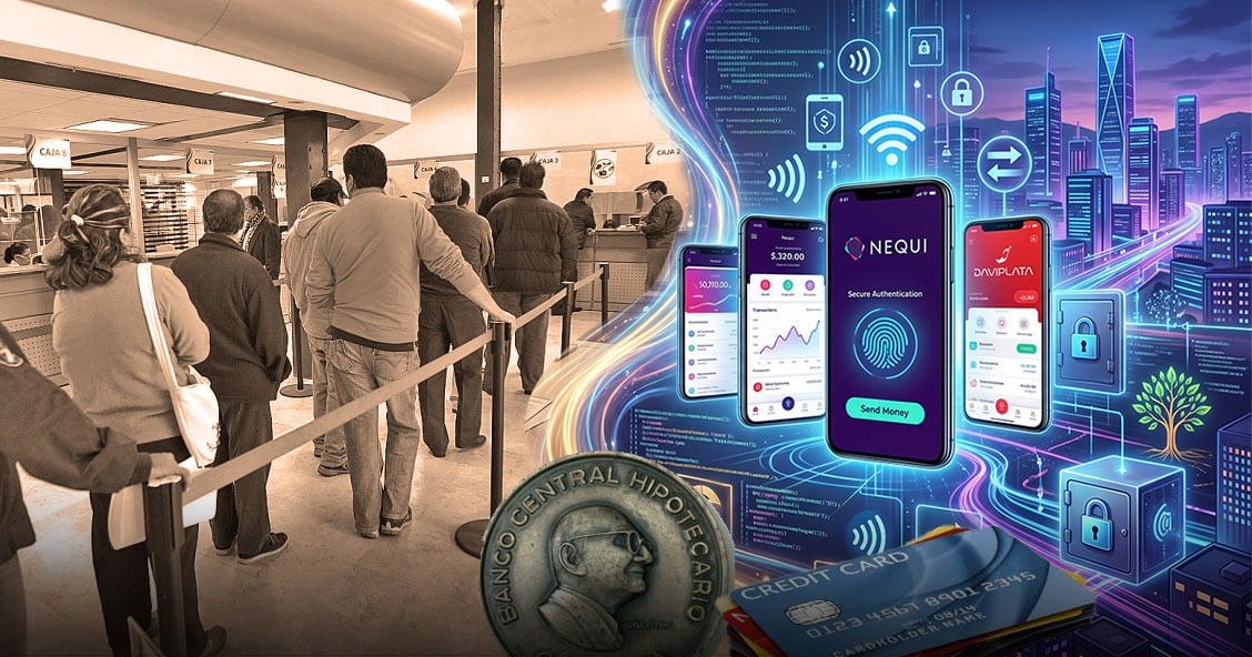  - Cómo pasó la banca colombiana de imprimir sus propios billetes a mover plata con un celular