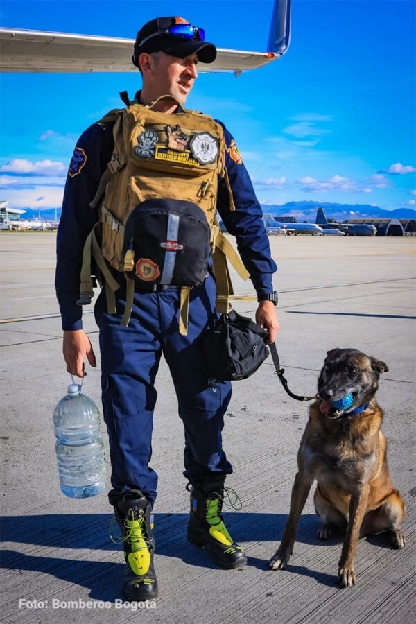 El Grupo USAR de los Bomberos de Bogotá apoyará la emergencia en las ciudades más afectadas por el terremoto. - El Grupo USAR de los Bomberos de Bogotá apoyará la emergencia en las ciudades más afectadas por el terremoto.