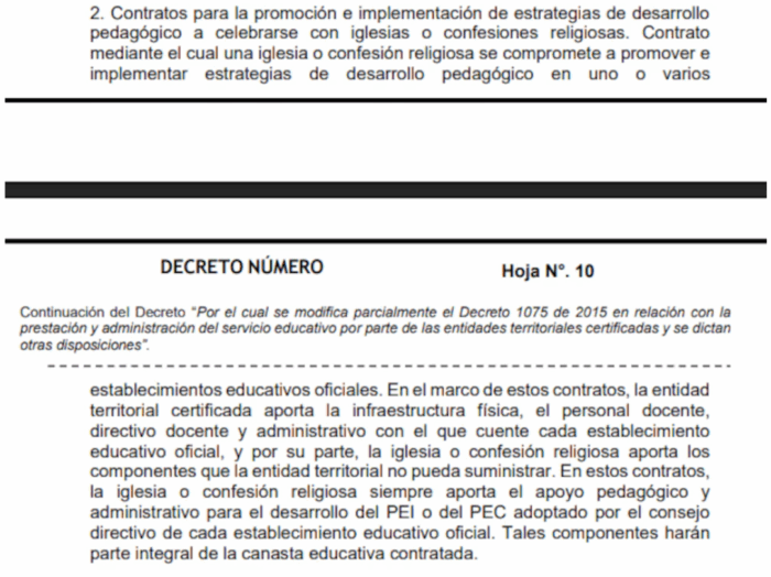 La ministra de Educación pavimentó el camino para que más privados y religiosos manejen los colegios públicos - La ministra de Educación pavimentó el camino para que más privados y religiosos manejen los colegios públicos