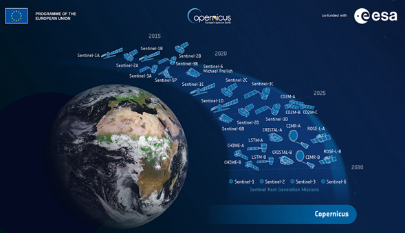 Un sistema satelital suministrado por la Union Europea para identificar los daños del terremoto - Un sistema satelital suministrado por la Union Europea para identificar los daños del terremoto