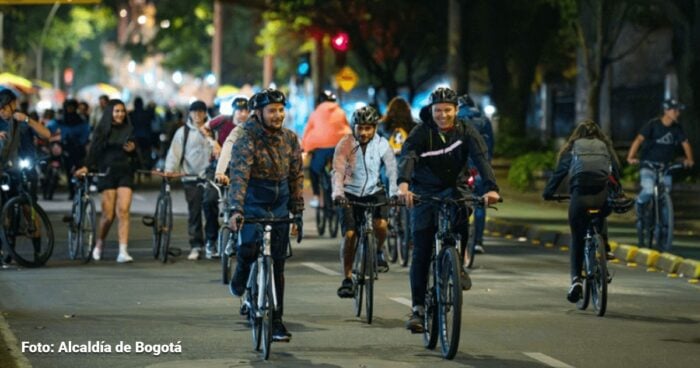 Las vías de Bogotá que estarán cerradas a partir de las seis de la tarde por ciclovía nocturna - Las vías de Bogotá que estarán cerradas a partir de las seis de la tarde por ciclovía nocturna