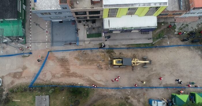 La vía en el sur de Bogotá que tuvo que esperar 30 años para por fin ser pavimentada vía