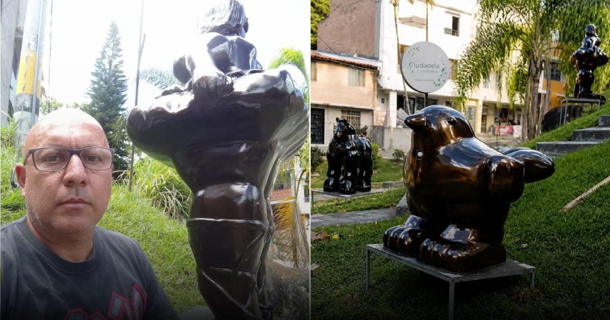  - El paisa que pasó de pintar vallas publicitarias a crear una colección de esculturas de Botero en icopor