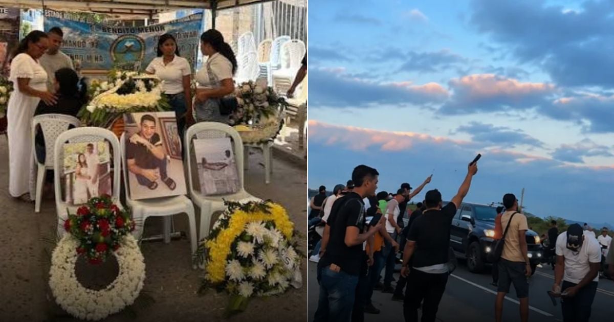  - Así fue como los hombres de "Bendito Menor" despidieron a su jefe entre tiros al aire y promesas de vengar su muerte