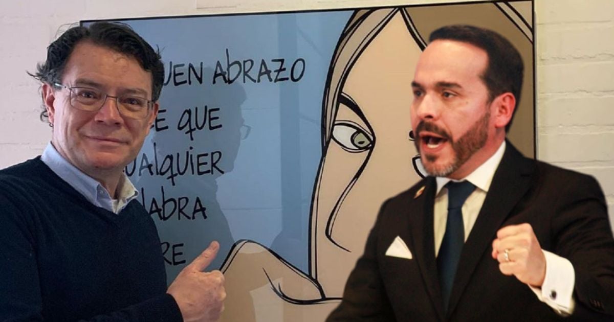  - La última caricatura que Vladdo hizo en contra de De la Espriella antes de que lo sacaran de Noticias RCN