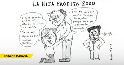 Caricatura: La hija pródiga 2030