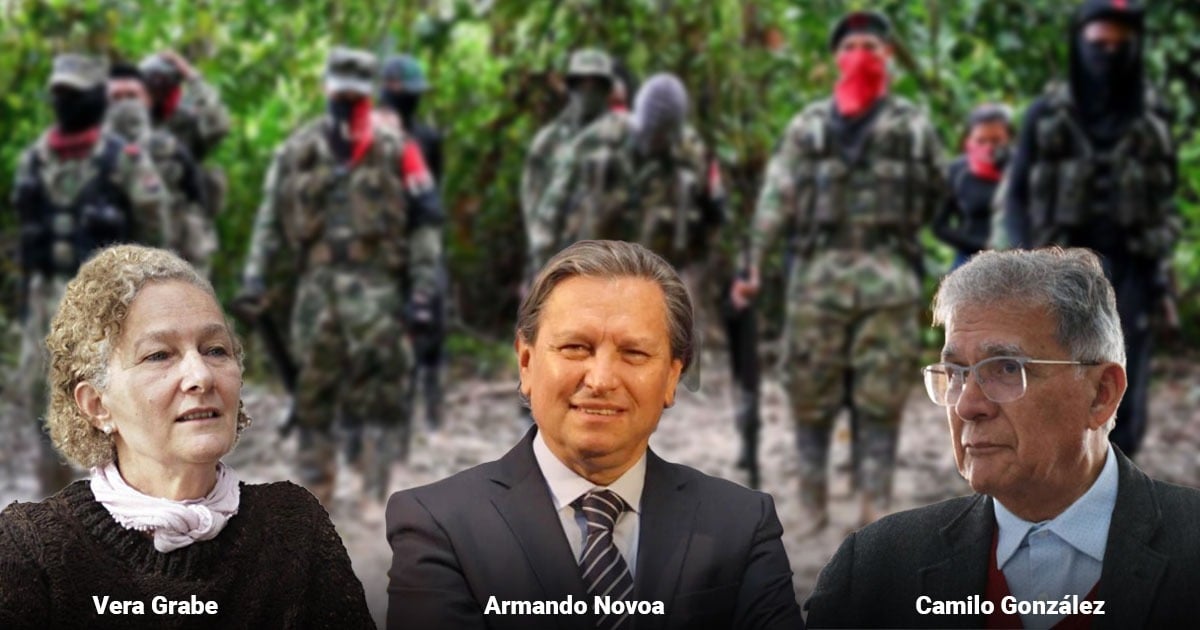  - Dos comisionados de paz y 3 negociadores con alzados en armas que fracasaron con la Paz Total de Petro