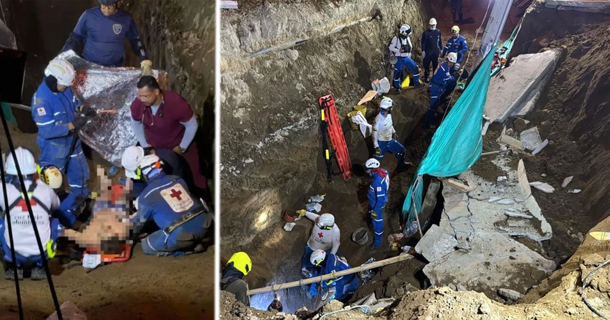  - Más de 5 horas bajo la tierra: el milagroso rescate de un obrero quindiano que sobrevivió gracias a una cámara de aire