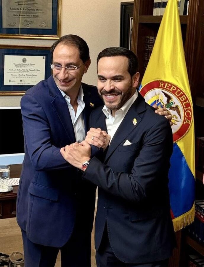  - El presidente Abelardo De la Espriella definió las tareas que deberá cumplir el vicepresidente José Manuel Restrepo