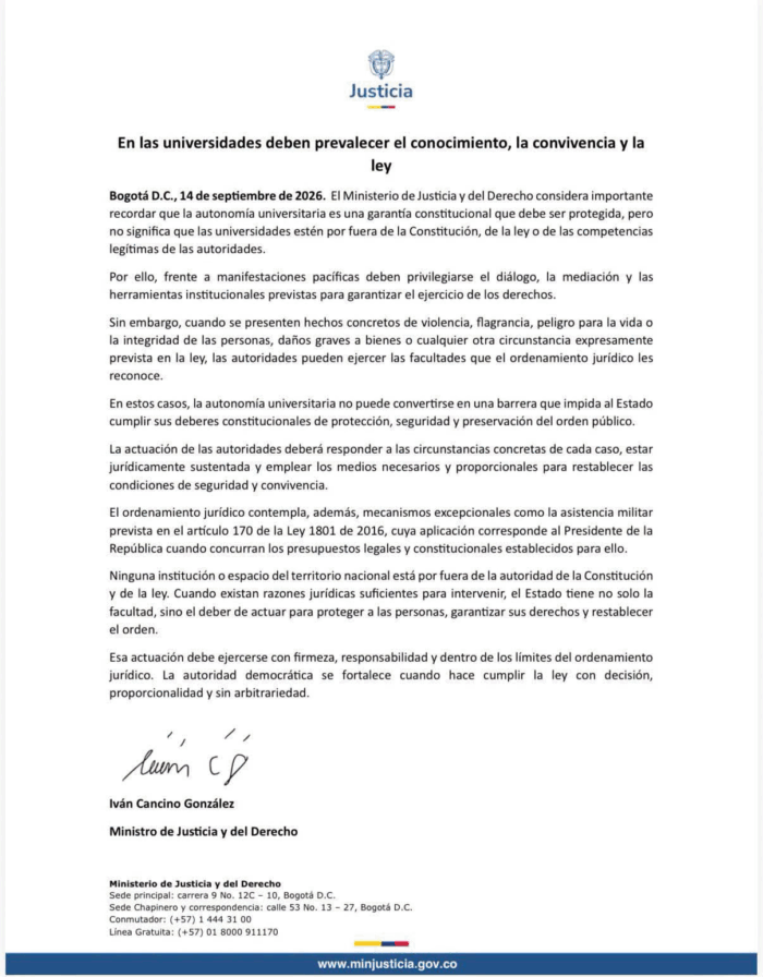 La ley aprobada en el gobierno Santos que De la Espriella usó para abrir la puerta de las universidades a la Policía - La ley aprobada en el gobierno Santos que De la Espriella usó para abrir la puerta de las universidades a la Policía