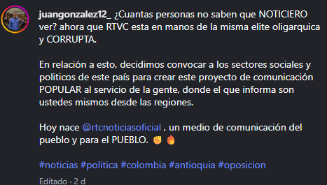 Los experiodistas de RTVC que lanzaron su propio noticiero en contra de De la Espriella ya tienen a la SIC encima - Los experiodistas de RTVC que lanzaron su propio noticiero en contra de De la Espriella ya tienen a la SIC encima