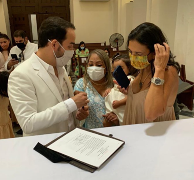  - Le decoradora personal de De la Espriella que transformó un batallón en un elegante despacho presidencial