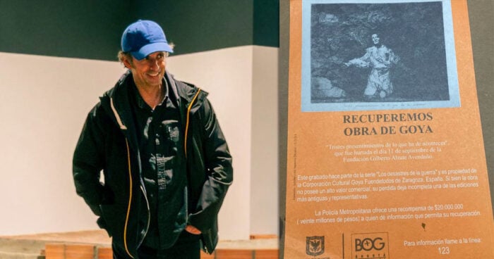 El extraño robo de un cuadro de Goya que apareció en un hotel barato del Centro de Bogotá