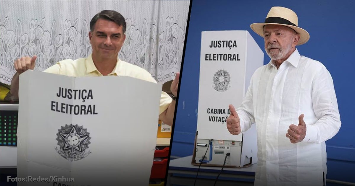  - Brasil se va a segunda vuelta entre Flávio, hijo de Jair Bolsonaro, y Lula da Silva