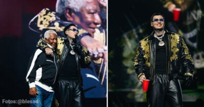 La historia con la que Blessd conmovió al público de su lleno total en el Palacio de los Deportes de México