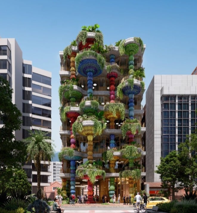 Brigitte Baptiste se despide de la rectoría de la EAN dejando un nuevo edificio ecológica en plena séptima - Brigitte Baptiste se despide de la rectoría de la EAN dejando un nuevo edificio ecológica en plena séptima