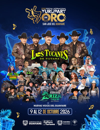 Yurupary de Oro 2026: fechas, artistas y qué se podrá disfrutar en el festival del Guaviare - Yurupary de Oro 2026: fechas, artistas y qué se podrá disfrutar en el festival del Guaviare