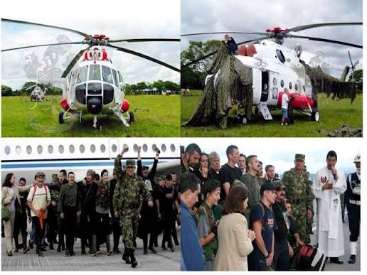 El helicóptero de la Operación Jaque que sacaron de Tolemaida para mover 5 ministros desde Bogotá a Facatativá - El helicóptero de la Operación Jaque que sacaron de Tolemaida para mover 5 ministros desde Bogotá a Facatativá