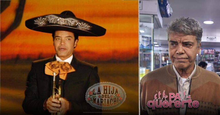 Las2orillas.co: Historias, voces y noticias de Colombia Split-screen image: left shows a mariachi wearing a wide sombrero and orange bow tie, holding a trumpet; right shows a man in a brown jacket in a store setting with a pink logo overlay. - Las2orillas.co: Historias, voces y noticias de Colombia
