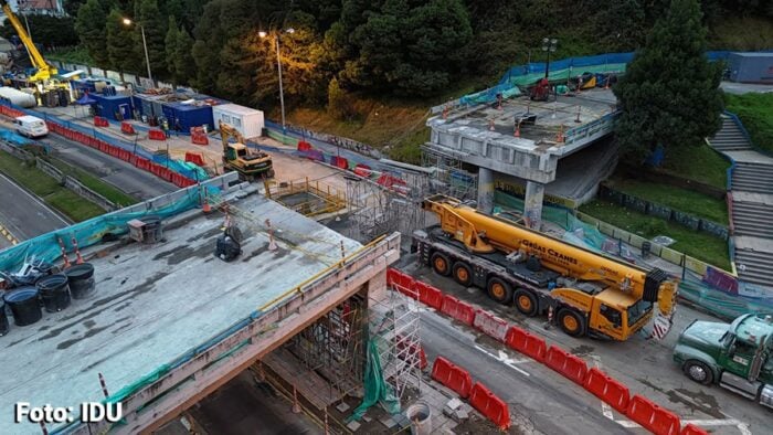 Así se ve la calle 100 con carrera Séptima sin el puente vehicular que desmontó el IDU - Así se ve la calle 100 con carrera Séptima sin el puente vehicular que desmontó el IDU