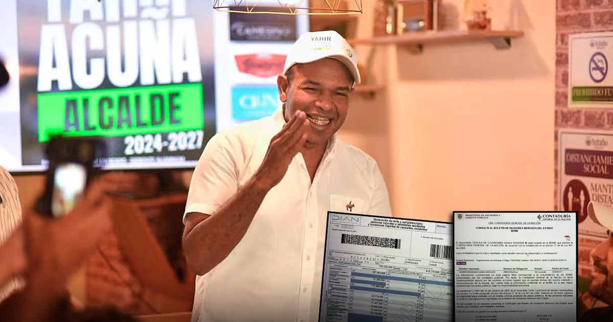  - Las deudas millonarias de Yahir Acuña, el alcalde que De la Espriella puso en evidencia